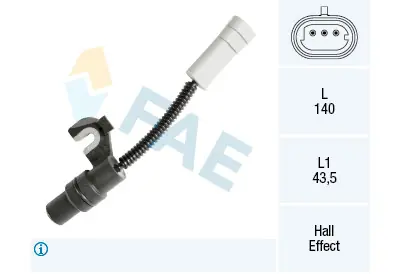 Sensor, posición arbol de levas FAE 79430 Envío Inmediato